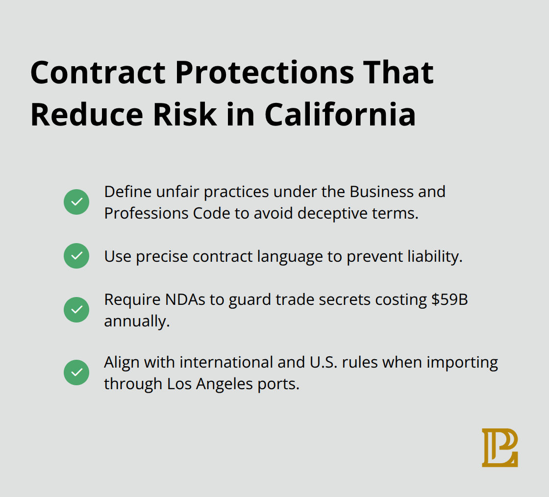 Checklist of contract best practices for California commercial law. - corporate and commercial law
