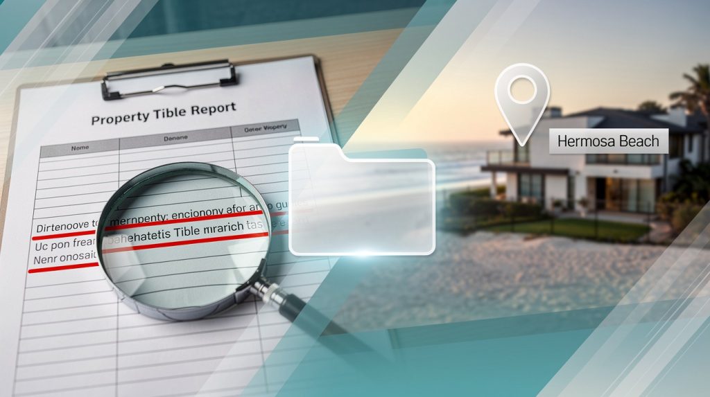 Hermosa Beach Property Title: Understanding Title Reports And Risks